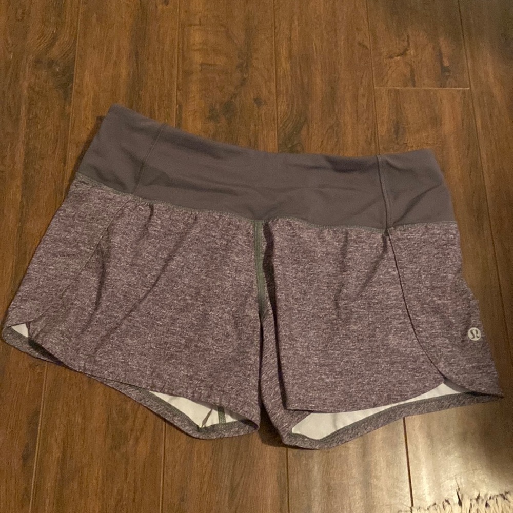 Lululemon speed up shorts size 4, 4” inseam